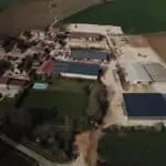 Ferme avec centrale photovoltaique