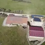Ferme agricole avec toiture photovoltaique