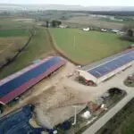 vue ciel panneau solaire