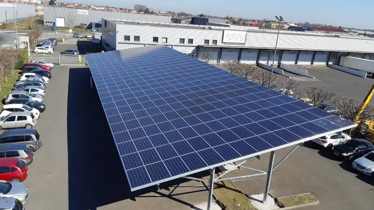 ombriere parking photovoltaique