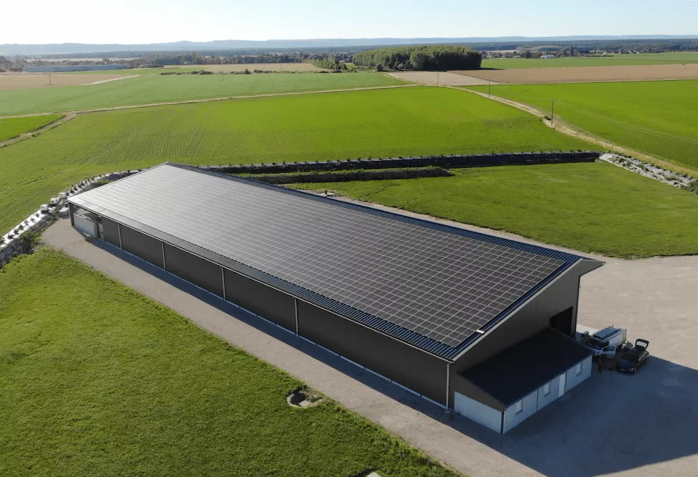 Bâtiment agricole photovoltaïque Clef Energies